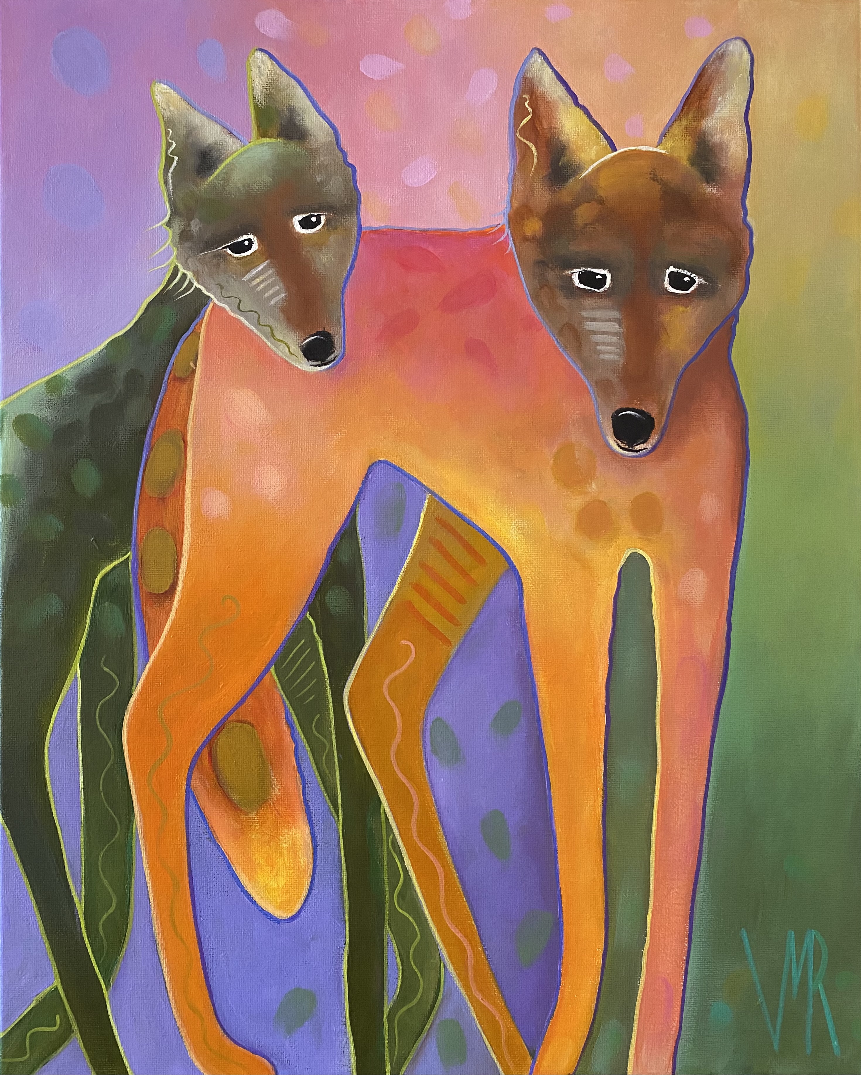 COYOTE FRIENDS by Virginia Maria Romero